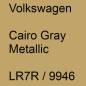 Preview: Volkswagen, Cairo Gray Metallic, LR7R / 9946.